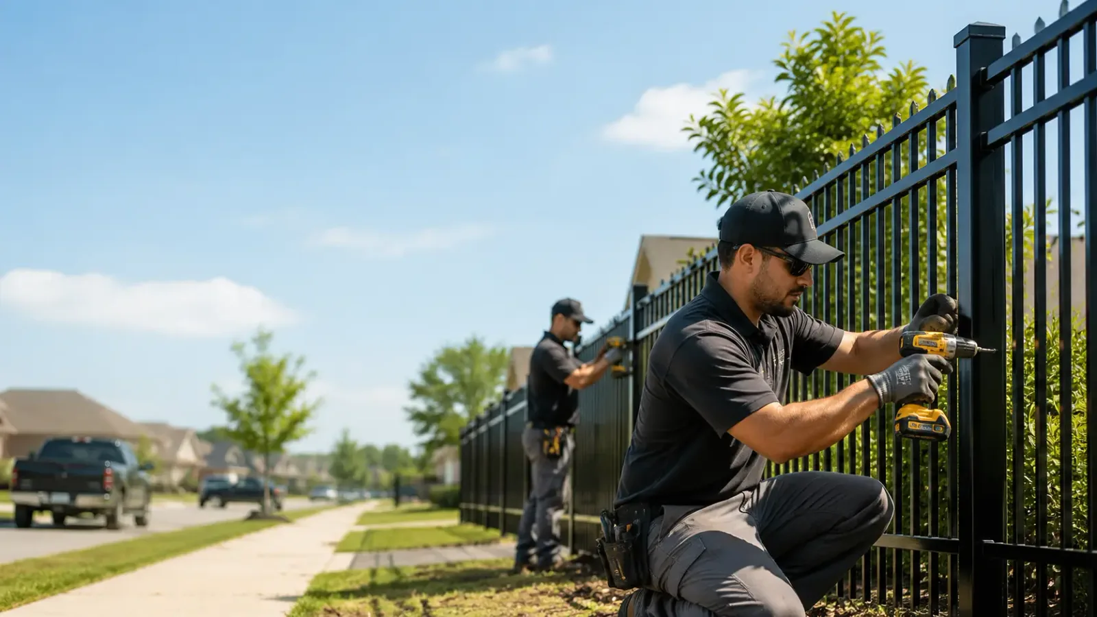 Metal Fence Installation in Clemmons, NC
